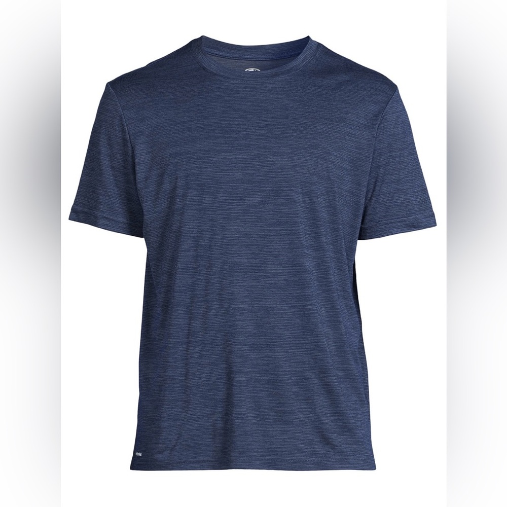 NWT Athletic Works Men’s 3XL Blue Space‎ Dye Performance Tee Activewear Shirt